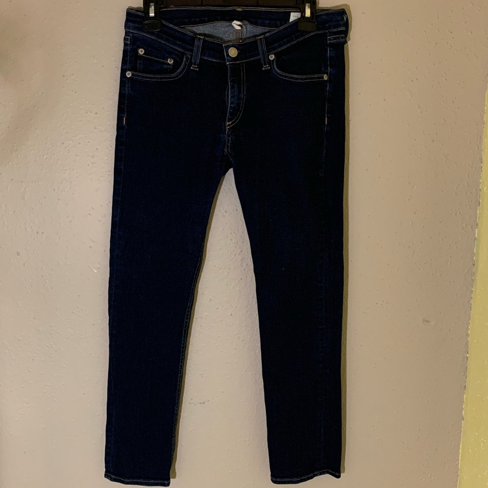 Rag & Bone Blue Denim Capri Jeans (B17)